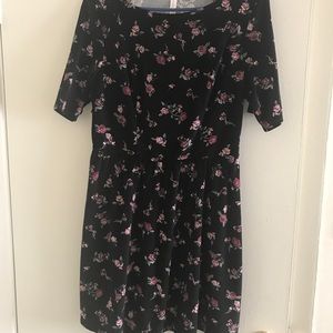 Target floral velvet dress